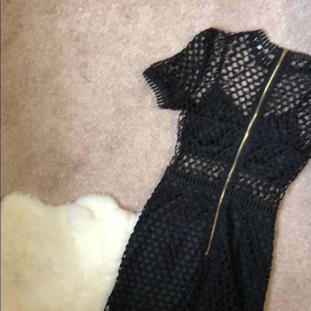 Sexy spin on little black dress, with gold accent. - Picture 3 of 3